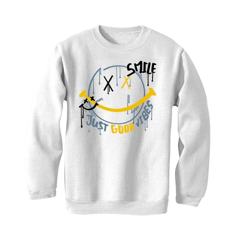 AIR JORDAN 13 “BLUE GREY” | illcurrency White T-Shirt (Smile)