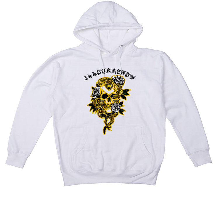 Air Jordan 6 Yellow Ochre | illcurrency White T-Shirt (Skeleton Rose)