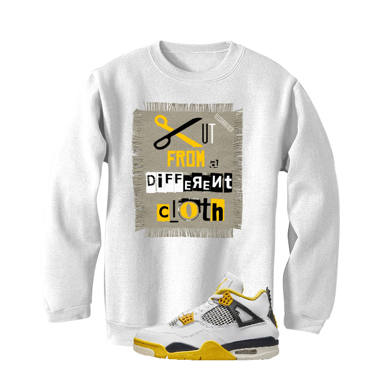 Air Jordan 4 WNNS “Vivid Sulfur” | illcurrency White T-Shirt (Cut from a different cloth)