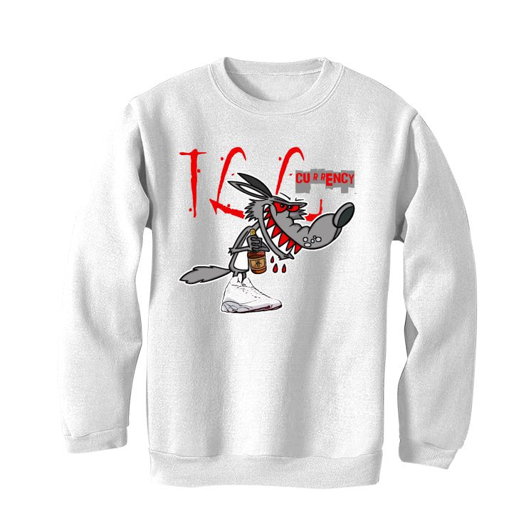 Air Jordan 13 Wolf Grey - White T-Shirt (Henny Wolf)