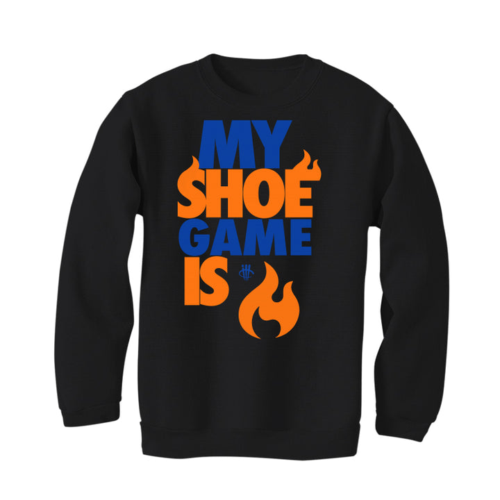 Nike Dunk Low "Knicks" | ILLCURRENCY Black T-Shirt (MY SHOE GAME)