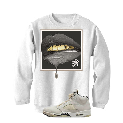 Air Jordan 5 SE “Sail” | illcurrency White T-Shirt (LIPSTICK)