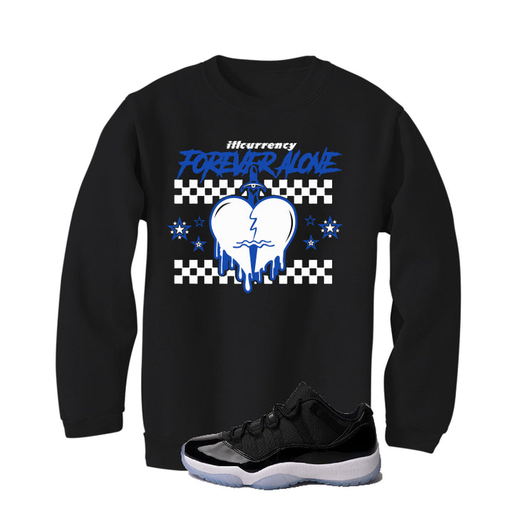 Air Jordan 11 Low “Space Jam” | illcurrency Black T-Shirt (Forever Alone)