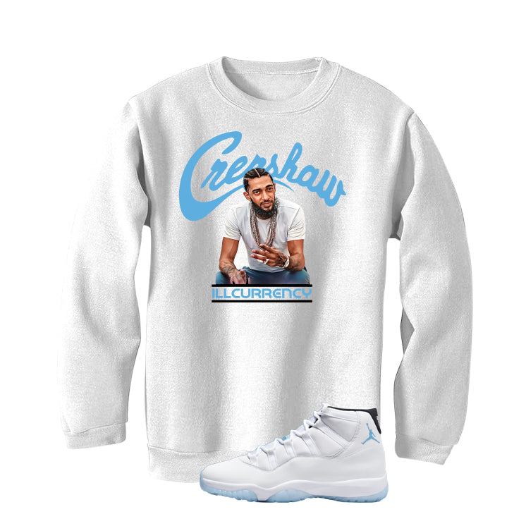 Air Jordan 11 Legend Blue White T-Shirt (Crenshaw)| illcurrency