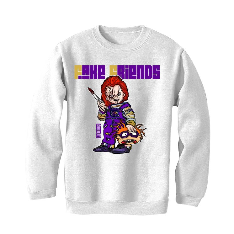 Air Jordan 12 Field Purple - White T-Shirt (Fake Friends 2)