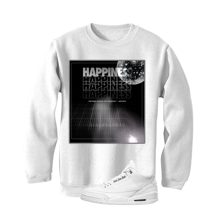 Air Jordan 3 Pure Money White T-Shirt (HAPPINESS)| illcurrency