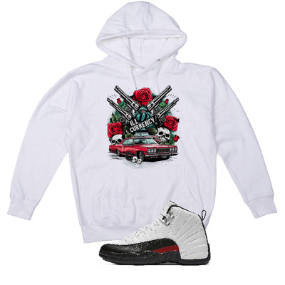 Air Jordan 12 “Red Taxi” | illcurrency White T-Shirt (Vintage Illcurrency)