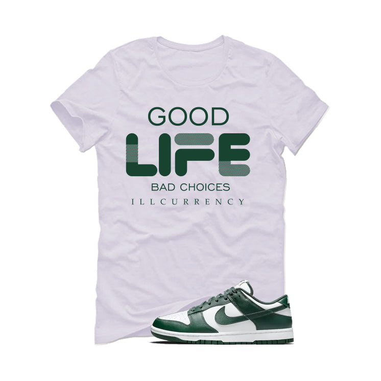 Nike Dunk Low Michigan State White T-Shirt (Bad Choices)