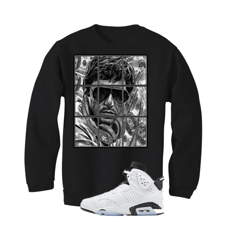 Air Jordan 6 Reverse Oreo Black T-Shirt (PACINO)| illcurrency