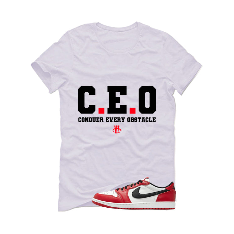 Air Jordan 1 Low OG Chicago Matching T-Shirt, Sweatshirts & Hoodies White T-Shirt (Ceo)| illcurrency