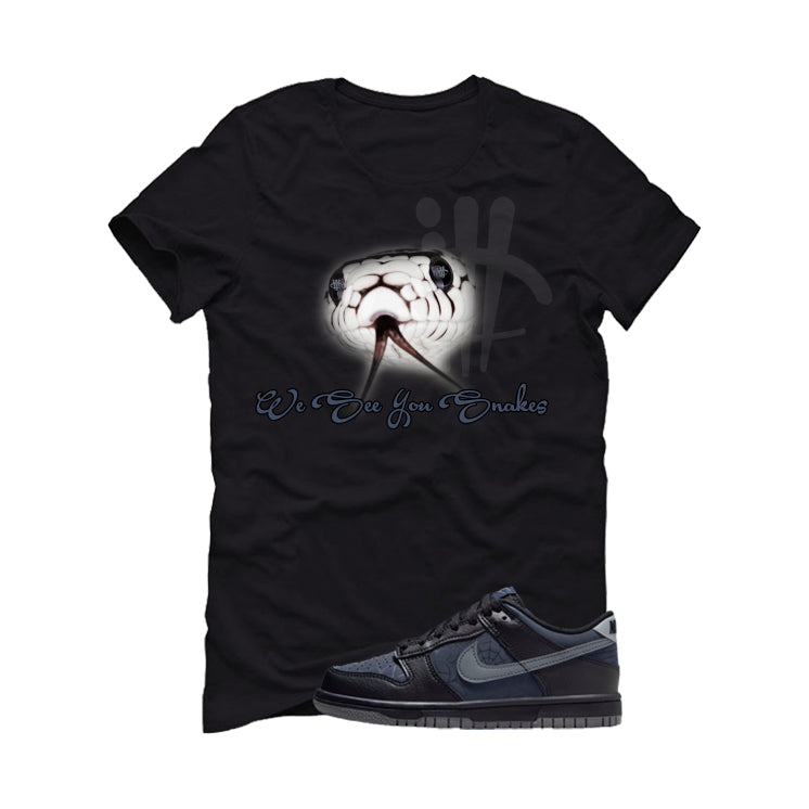 Nike Dunk Low Symbiote Black T-Shirt (We See You Snakes)| illcurrency