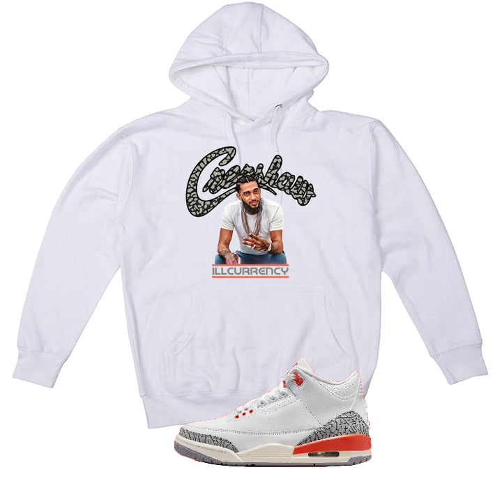 Air Jordan 3 WMNS “Georgia Peach” | illcurrency White T-Shirt (Crenshaw)