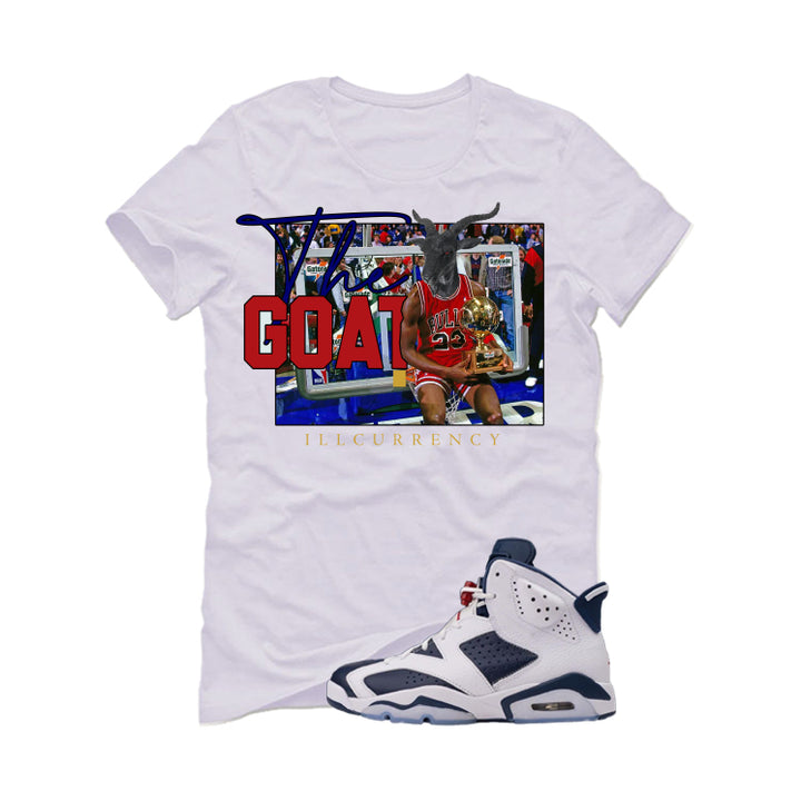 Air Jordan 6 Olympic White T-Shirt (GOAT 23)| illcurrency