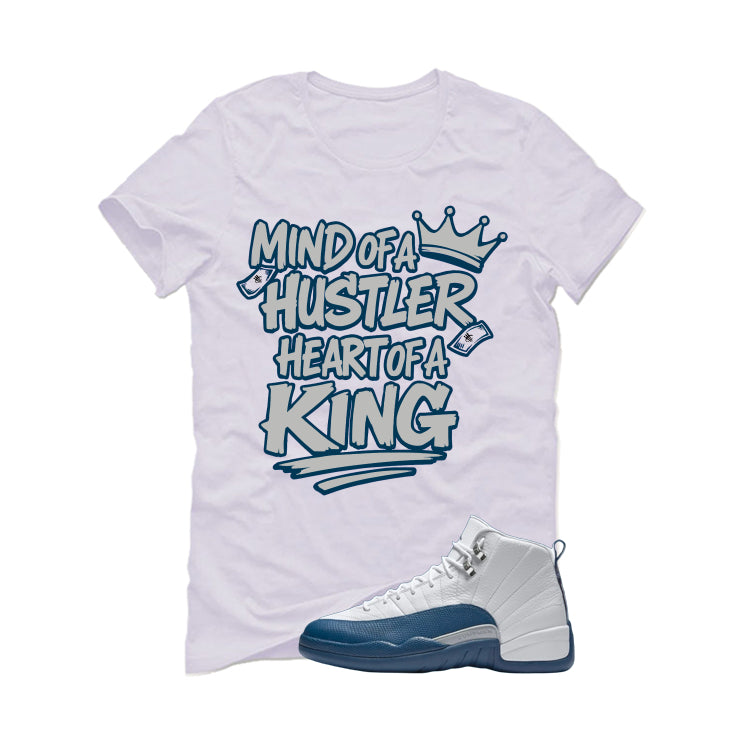 Air Jordan 12 French Blue White T-Shirt (Mind Of A Hustler)| illcurrency