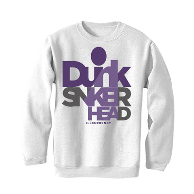 Nike SB Dunk Low “Court Purple” | illcurrency White T-Shirt (DUNKHEAD)