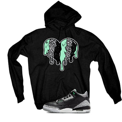 Air Jordan 3 “Green Glow” | illcurrency Black T-Shirt (Heart)