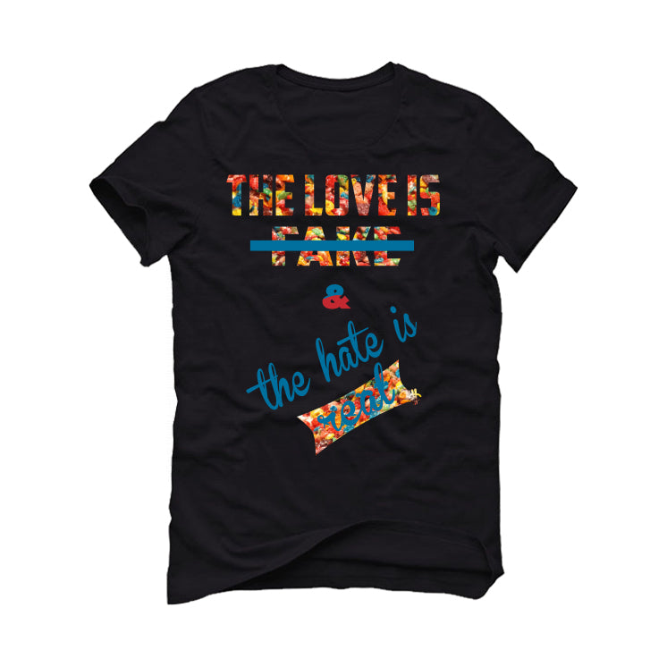 Nike LeBron 4 "Fruity Pebbles" | illcurrency Black T-Shirt (Love is Fake)