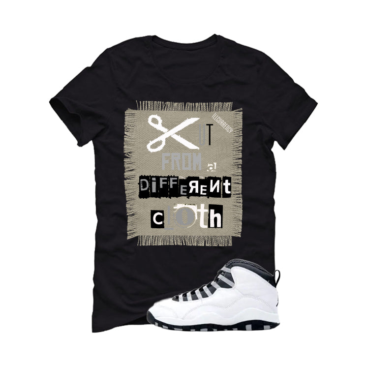 Air Jordan 10 OG Steel Black T-Shirt (Cut from a different cloth)| illcurrency
