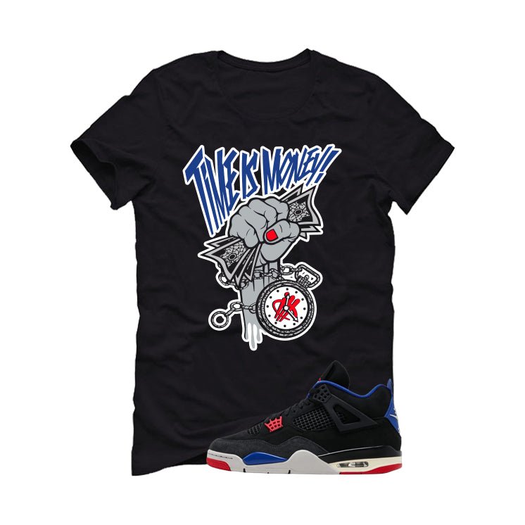 Air Jordan 4 Rare Air Black T-Shirt (Time Is Money)| illcurrency
