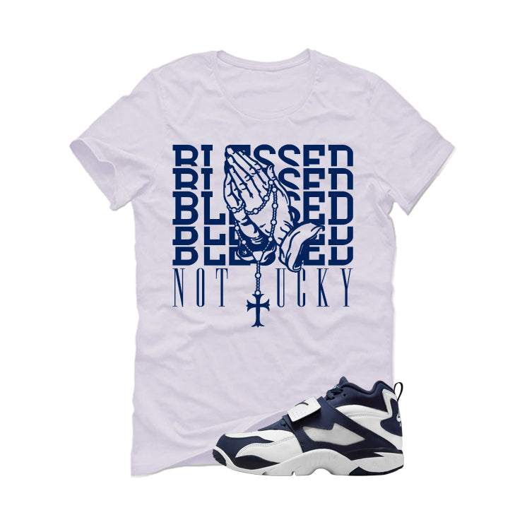 Nike Air Diamond Turf Cowboys Matching T-Shirt, Sweatshirts & Hoodies White T-Shirt (Blessed not lucky)| illcurrency