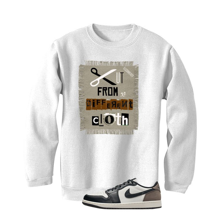 Air Jordan 1 Low OG Mocha White T-Shirt (Cut from a different cloth)| illcurrency