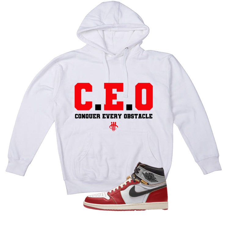 Union LA x Air Jordan 1 High OG White T-Shirt (CEO)| illcurrency