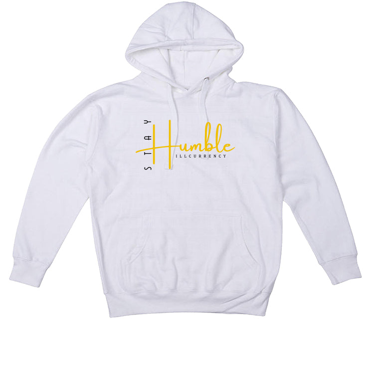 Air Jordan 1 High OG Yellow Ochre illcurrency White T Shirt Stay illCurrency Sneaker Matching Apparel