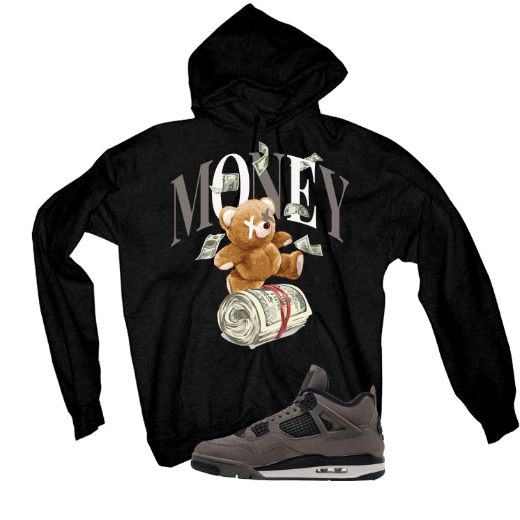 Air Jordan 4 Cave Stone Black T-Shirt (Money Bear Team)| illcurrency
