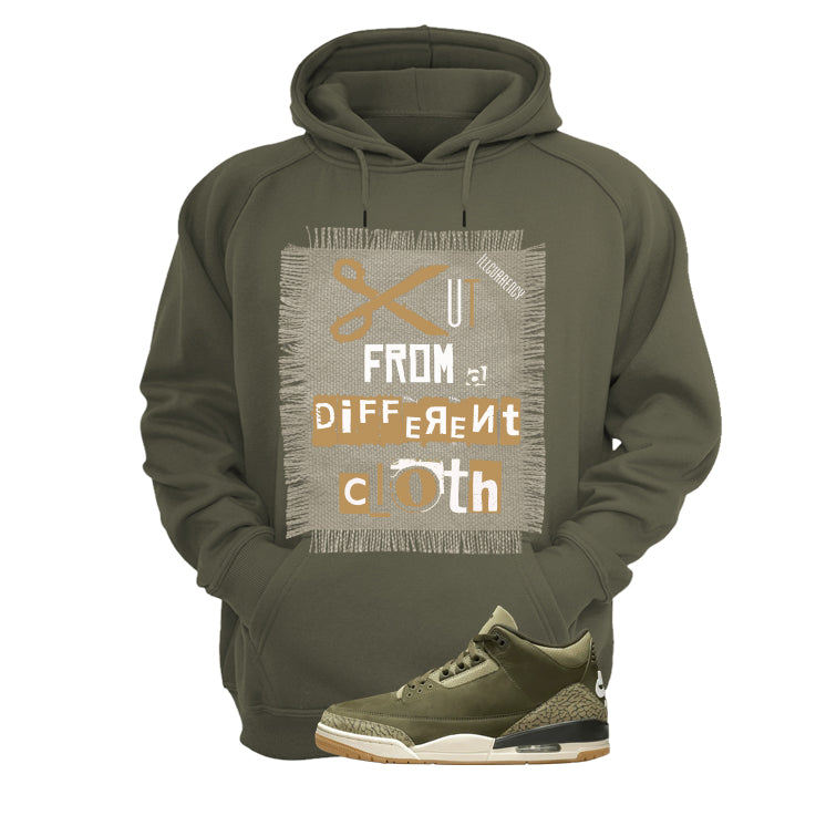 Air Jordan 3 Family Affair Matching T-Shirt, Sweatshirts & Hoodies Military Green T-Shirt (Cut from a different cloth)| illcurrency