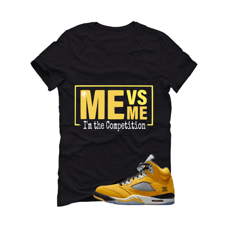 Air Jordan 5 Tokyo Matching T-Shirt, Sweatshirts & Hoodies Black T-Shirt (Me vs Me)| illcurrency