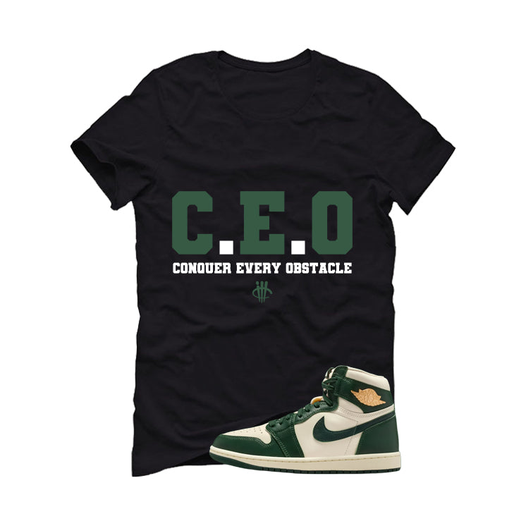 Air Jordan 1 High OG WMNS Fir Matching T-Shirt, Sweatshirts & Hoodies Black T-Shirt (Ceo)| illcurrency