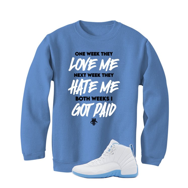 Air Jordan 12 Melo Carolina Blue T-Shirt (Paid)| illcurrency