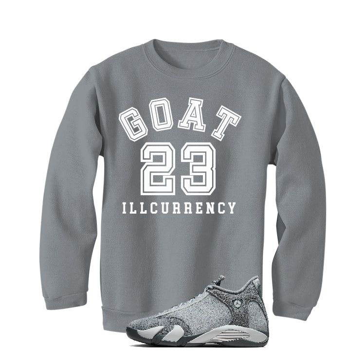 Air Jordan 14 “Flint Grey” | illcurrency Grey T-Shirt (GOAT 23)