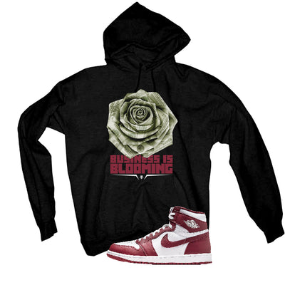 Air Jordan 1 High OG “Team Red” | illcurrency Black T-Shirt (Business is Blooming)