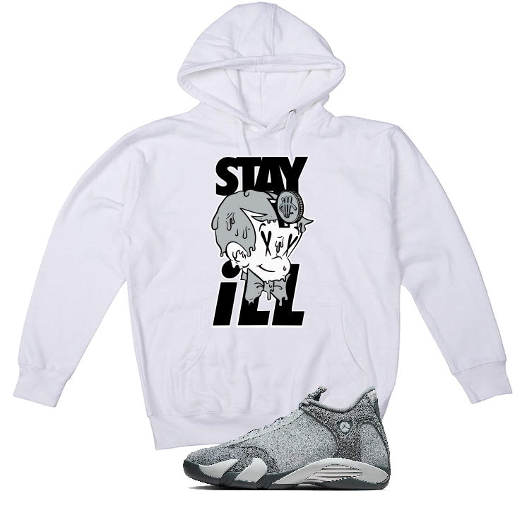 Air Jordan 14 “Flint Grey” | illcurrency White T-Shirt (ILL RICHIE)
