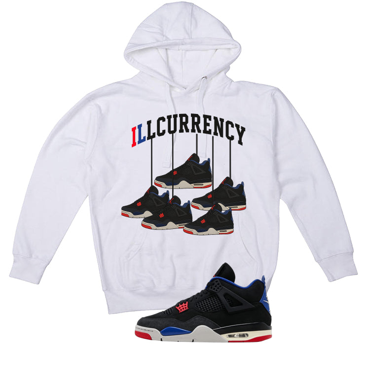 Air Jordan 4 Rare Air White T-Shirt (Hanging 4's)| illcurrency