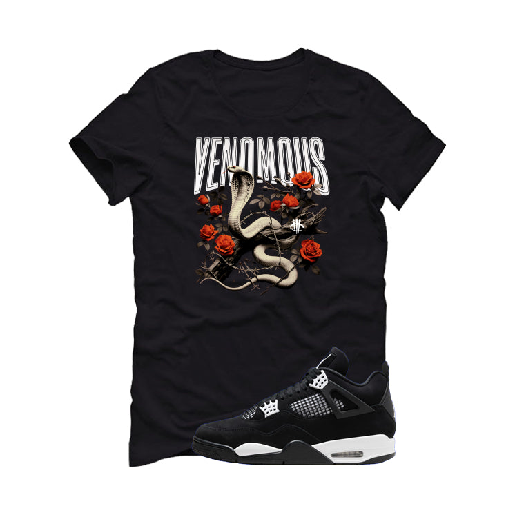 Air Jordan 4 White Thunder Black T-Shirt (Venomous)| illcurrency