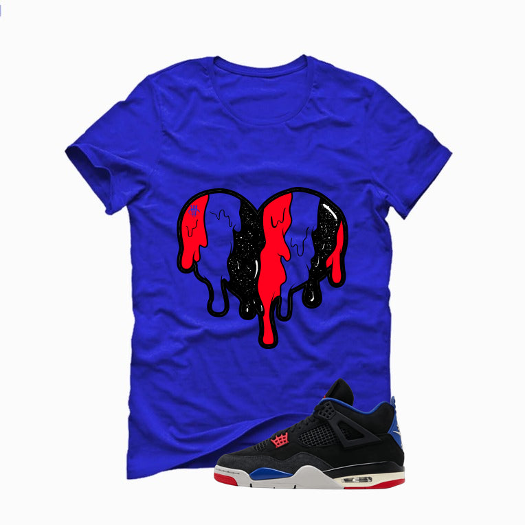 Air Jordan 11 Rare Air Matching T-Shirt, Sweatshirts & Hoodies Royal Blue T-Shirt (Heart)| illcurrency