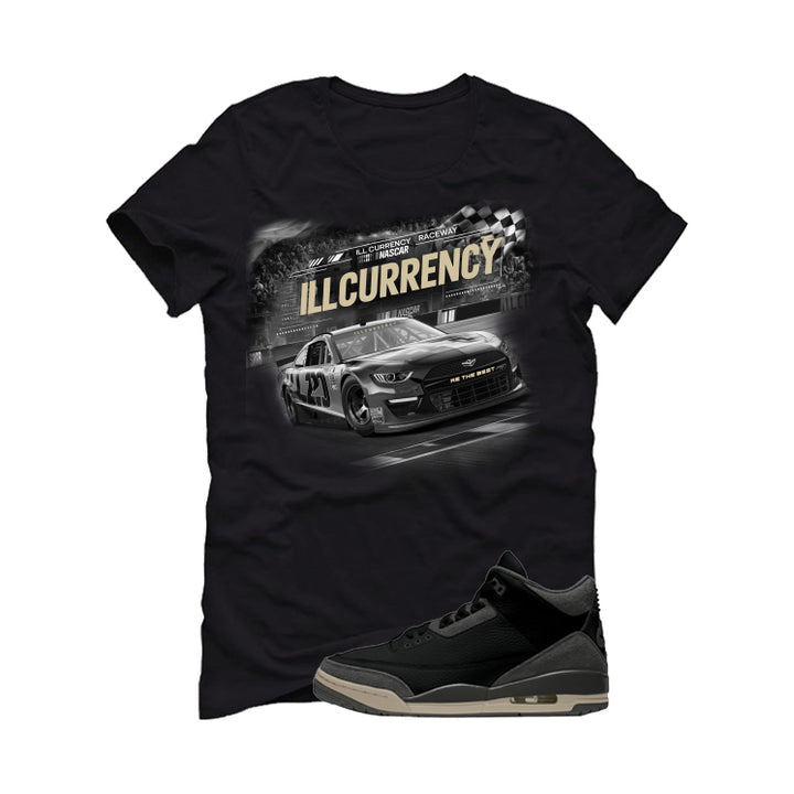 A Ma Maniere x Air Jordan 3 Black Black T-Shirt (Illcurrency Raceway remix)| illcurrency