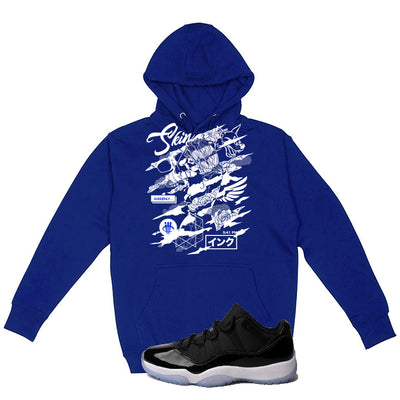 Air Jordan 11 Low “Space Jam” | illcurrency Royal Blue T-Shirt (SKIN AND INK)