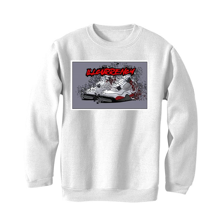 Air Jordan 4 "Red Cement" White T-Shirt (Shattered Kicks)