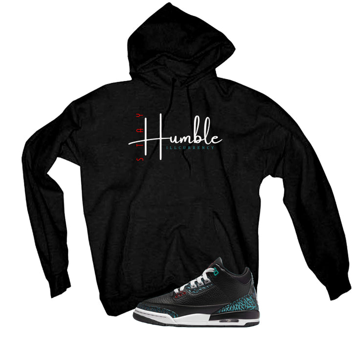 Air Jordan 3 GS Moto Black T-Shirt (Stay Humble)| illcurrency