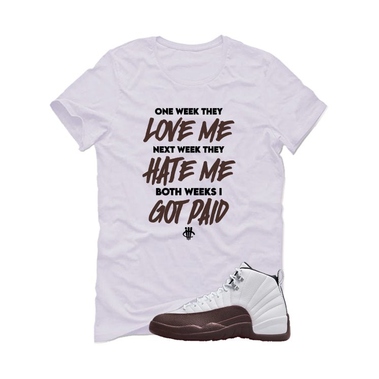 SoleFly x Air Jordan 12 Cafecito| illcurrency White T-Shirt (Paid)| illcurrency