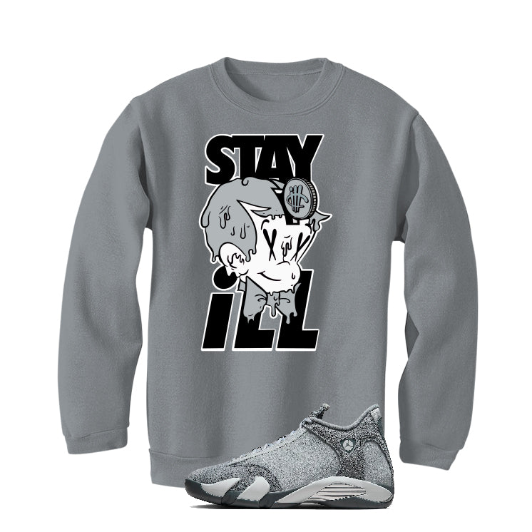 Air Jordan 14 “Flint Grey” | illcurrency Grey T-Shirt (ILL RICHIE)