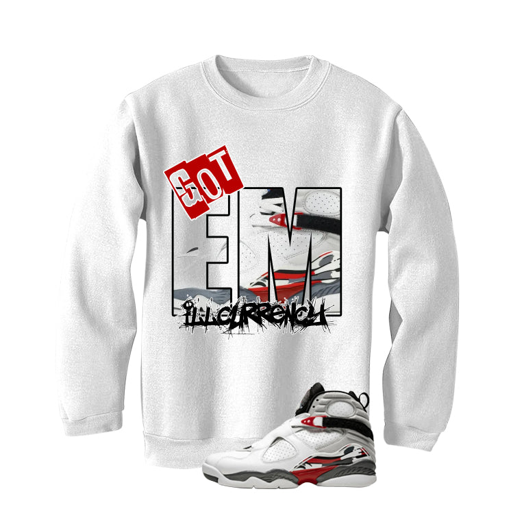 Air Jordan 8 Bugs Bunny Matching T-Shirt, Sweatshirts & Hoodies White T-Shirt (GOT EM)| illcurrency