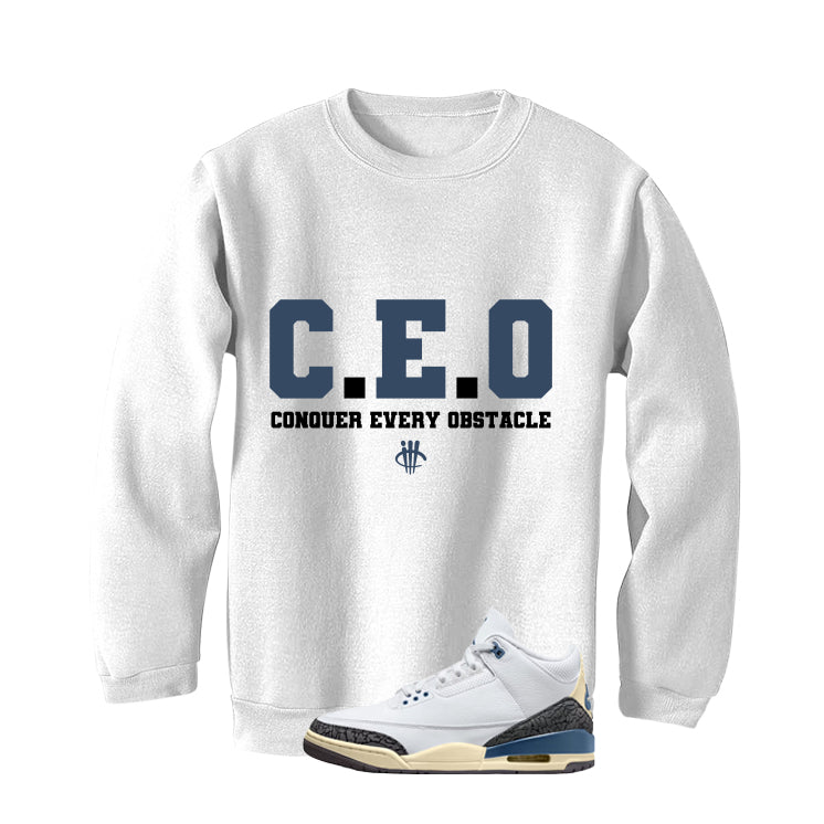 Air Jordan 3 OG SP Diffused Blue White T-Shirt (CEO)| illcurrency