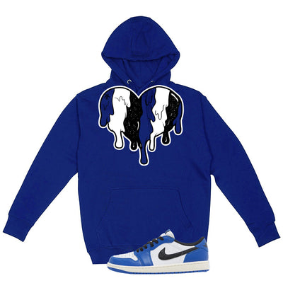 Air Jordan 1 Low OG Game Royal Royal Blue T-Shirt (Heart)| illcurrency