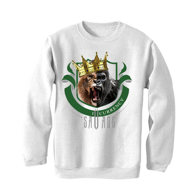 Nike Dunk Low WMNS “Satin Green” White T-Shirt (Savage King)