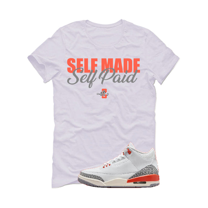 Air Jordan 3 WMNS “Georgia Peach” | illcurrency White T-Shirt (Self Made Self Paid)