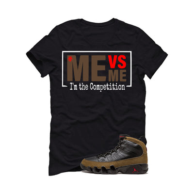 Air Jordan 9 Olive Black T-Shirt (Me vs Me)| illcurrency